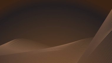 Arkaplan arkaplanı için çizgili eğri çizgi soyut arkaplan ile kahverengi gradyan