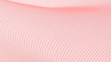 Çizgili açık pembe dalga çizgileri arkaplan veya sunum için soyut arkaplan