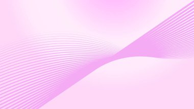 Eğri çizgisi soyut vektör resmi olan açık pembe eğimli arkaplan