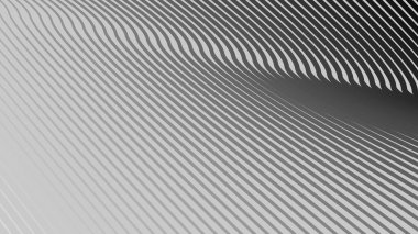 Arkaplan veya kumaş biçimi için eğri çizgili gri soyut