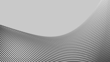 Arkaplan veya kumaş biçimi için eğri çizgili gri soyut