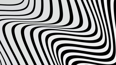 Siyah gri dalgalı çizgiler arkaplan veya kumaş tarzı için soyut arkaplan