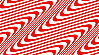 Kırmızı dalgalı çizgiler arkaplan veya kumaş biçimi için soyut arkaplan