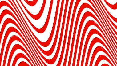 Kırmızı dalgalı çizgiler arkaplan veya kumaş biçimi için soyut arkaplan