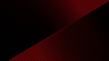 Arkaplan veya sunum için soyut siyah ve kırmızı çizgili çizgi gradyan arkaplanı