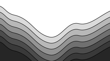 Element tasarım arkaplanı veya sunumu için gri dalga tasarım vektör resmi