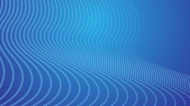 Arkaplan veya sunum için yarım ton arkaplanı olan soyut mavi gradyan