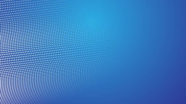 Arkaplan veya sunum için yarım ton arkaplanı olan soyut mavi gradyan