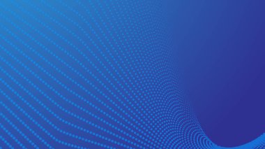 Arkaplan veya sunum için yarım ton arkaplanı olan soyut mavi gradyan