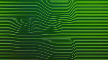 Arkaplan veya sunum için soyut arkaplan çizgisi çizgisi olan koyu yeşil gradyan