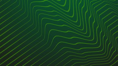 Arkaplan veya sunum için soyut arkaplan çizgisi çizgisi olan koyu yeşil gradyan