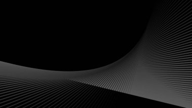 Arkaplan veya sunum için çizgili siyah soyut arkaplan