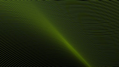 Arkaplan veya sunum için yeşil çizgili siyah yeşil soyut arkaplan
