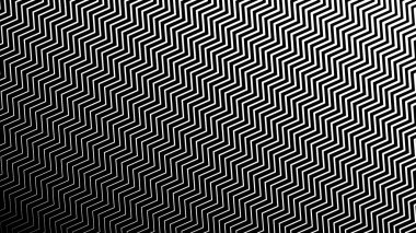 Siyah ve beyaz zig zag arkaplan veya kumaş tarzı için pürüzsüz desen