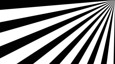 Çizgili siyah beyaz güneş fırçası.