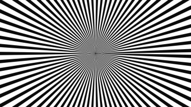 Çizgili siyah beyaz güneş fırçası.