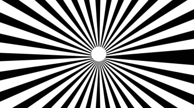 Çizgili siyah beyaz güneş fırçası.