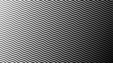 Siyah ve beyaz zig zag çizgileri çizgi deseni arkaplan veya kumaş biçimi için soyut arkaplan