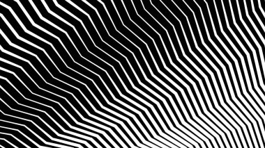 Siyah ve beyaz zig zag çizgileri çizgi deseni arkaplan veya kumaş biçimi için soyut arkaplan