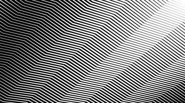 Siyah ve beyaz zig zag çizgileri çizgi deseni arkaplan veya kumaş biçimi için soyut arkaplan