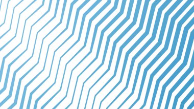 Arkaplan veya sunum için mavi zig zag soyut çizgiler çizgi vektör arkaplanı