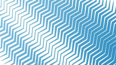 Arkaplan veya sunum için mavi zig zag soyut çizgiler çizgi vektör arkaplanı
