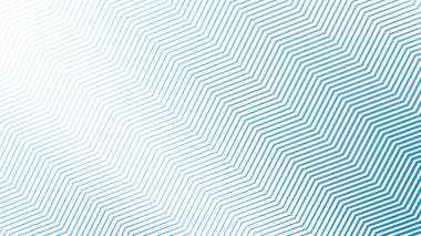 Arkaplan veya sunum için mavi zig zag soyut çizgiler çizgi vektör arkaplanı