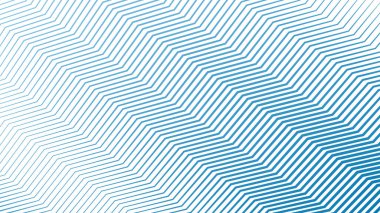 Arkaplan veya sunum için mavi zig zag soyut çizgiler çizgi vektör arkaplanı