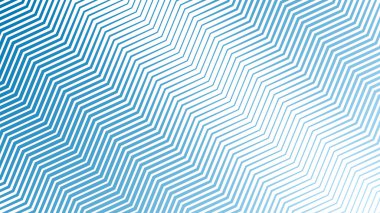 Arkaplan veya sunum için mavi zig zag soyut çizgiler çizgi vektör arkaplanı