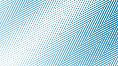 Arkaplan veya sunum için mavi zig zag soyut çizgiler çizgi vektör arkaplanı