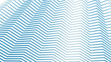 Arkaplan veya sunum için mavi zig zag soyut çizgiler çizgi vektör arkaplanı