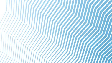 Arkaplan veya sunum için mavi zig zag soyut çizgiler çizgi vektör arkaplanı