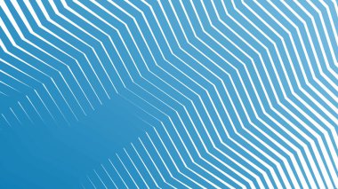 Arkaplan veya sunum için mavi zig zag soyut çizgiler çizgi vektör arkaplanı