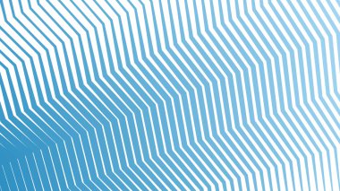 Arkaplan veya sunum için mavi zig zag soyut çizgiler çizgi vektör arkaplanı