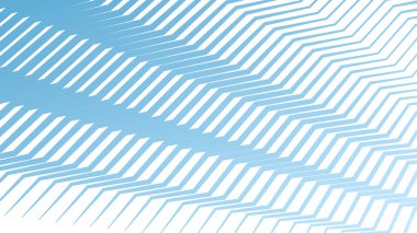 Arkaplan veya sunum için mavi zig zag soyut çizgiler çizgi vektör arkaplanı