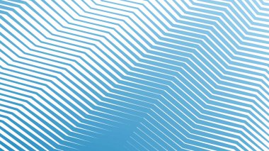 Arkaplan veya sunum için mavi zig zag soyut çizgiler çizgi vektör arkaplanı