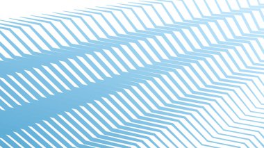 Arkaplan veya sunum için mavi zig zag soyut çizgiler çizgi vektör arkaplanı