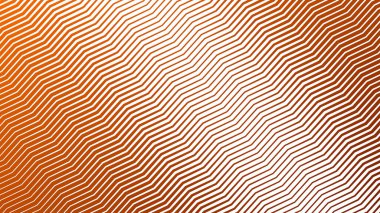 Arkaplan veya sunum için turuncu zig zag soyut çizgiler çizgi vektör arkaplanı