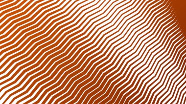 Arkaplan veya sunum için turuncu zig zag soyut çizgiler çizgi vektör arkaplanı