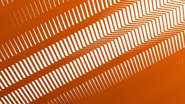 Arkaplan veya sunum için turuncu zig zag soyut çizgiler çizgi vektör arkaplanı