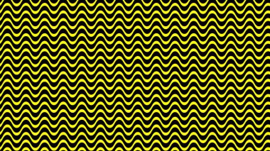 Sarı dalgalı çizgiler soyut, pürüzsüz desen arkaplanı