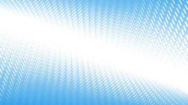 Metin soyut arkaplan için gradyan spot ışığına sahip mavi zig zag çizgileri