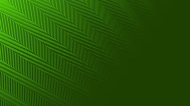 Metin soyut arkaplan için gradyan spot ışığına sahip yeşil zig zag çizgileri