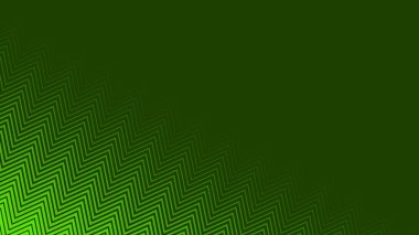 Metin soyut arkaplan için gradyan spot ışığına sahip yeşil zig zag çizgileri