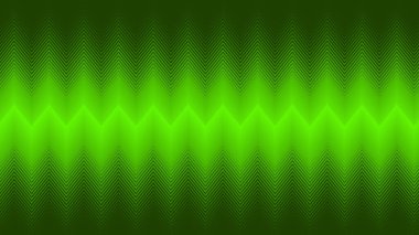 Metin soyut arkaplan için gradyan spot ışığına sahip yeşil zig zag çizgileri