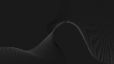 Arkaplan veya sunum için eğri çizgisi olan koyu soyut arkaplan