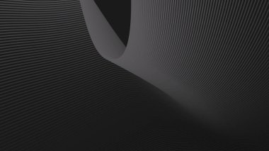 Arkaplan veya sunum için eğri çizgisi olan koyu soyut arkaplan