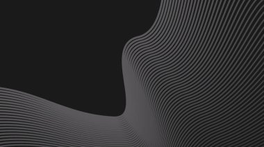 Arkaplan veya sunum için eğri çizgisi olan koyu soyut arkaplan