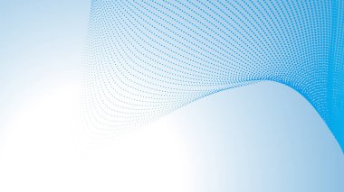 Arkaplan veya sunum için mavi yarım ton gradyan soyut arkaplan