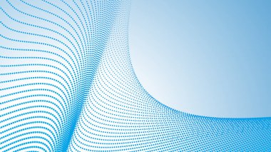 Arkaplan veya sunum için mavi yarım ton gradyan soyut arkaplan